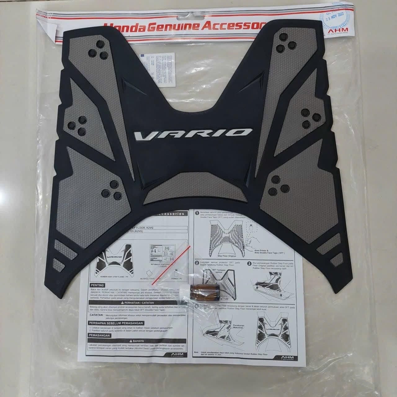 Kit thảm lót sàn chân vario 125 2023, vario click 2018 nhập honda indo