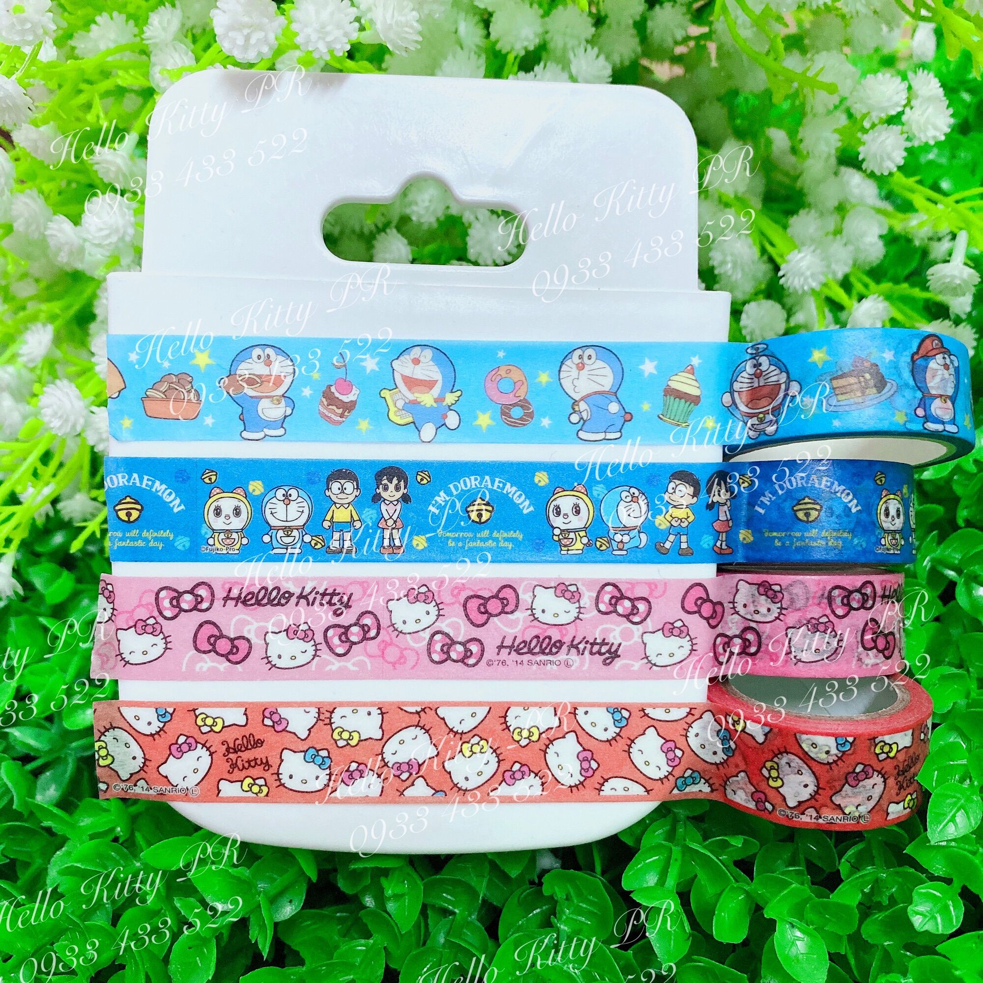 [Freeship MAX] Băng keo, băng dính mini dán trang trí Doremon - Melody - Doraemon HELLOKITY PR