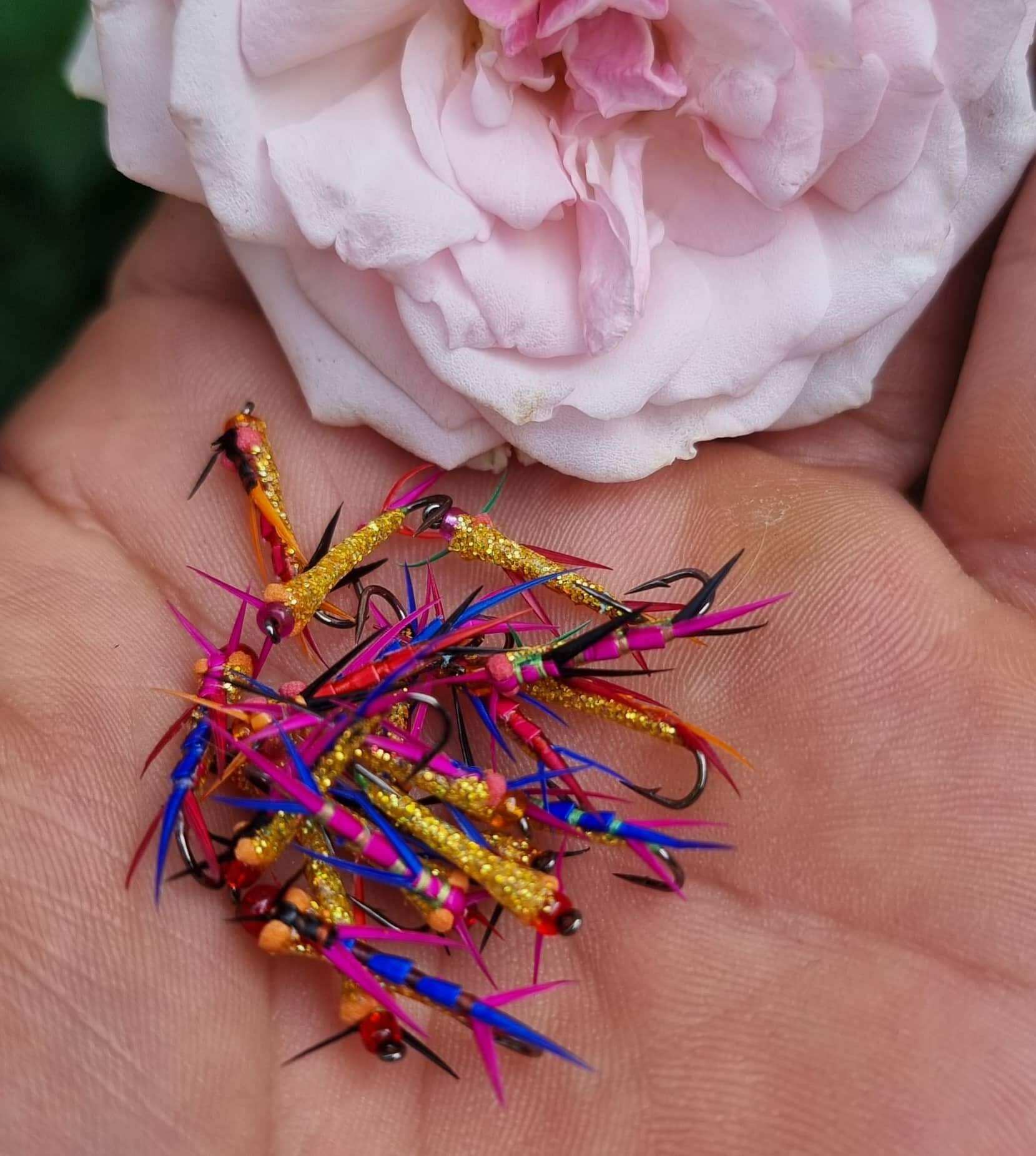 Mồi fly , mồi giả câu lure , mồi bọ câu lure ,mồi bọ câu mương , rô . mồi giả câu lure suối , hồ . combo 3 mồi