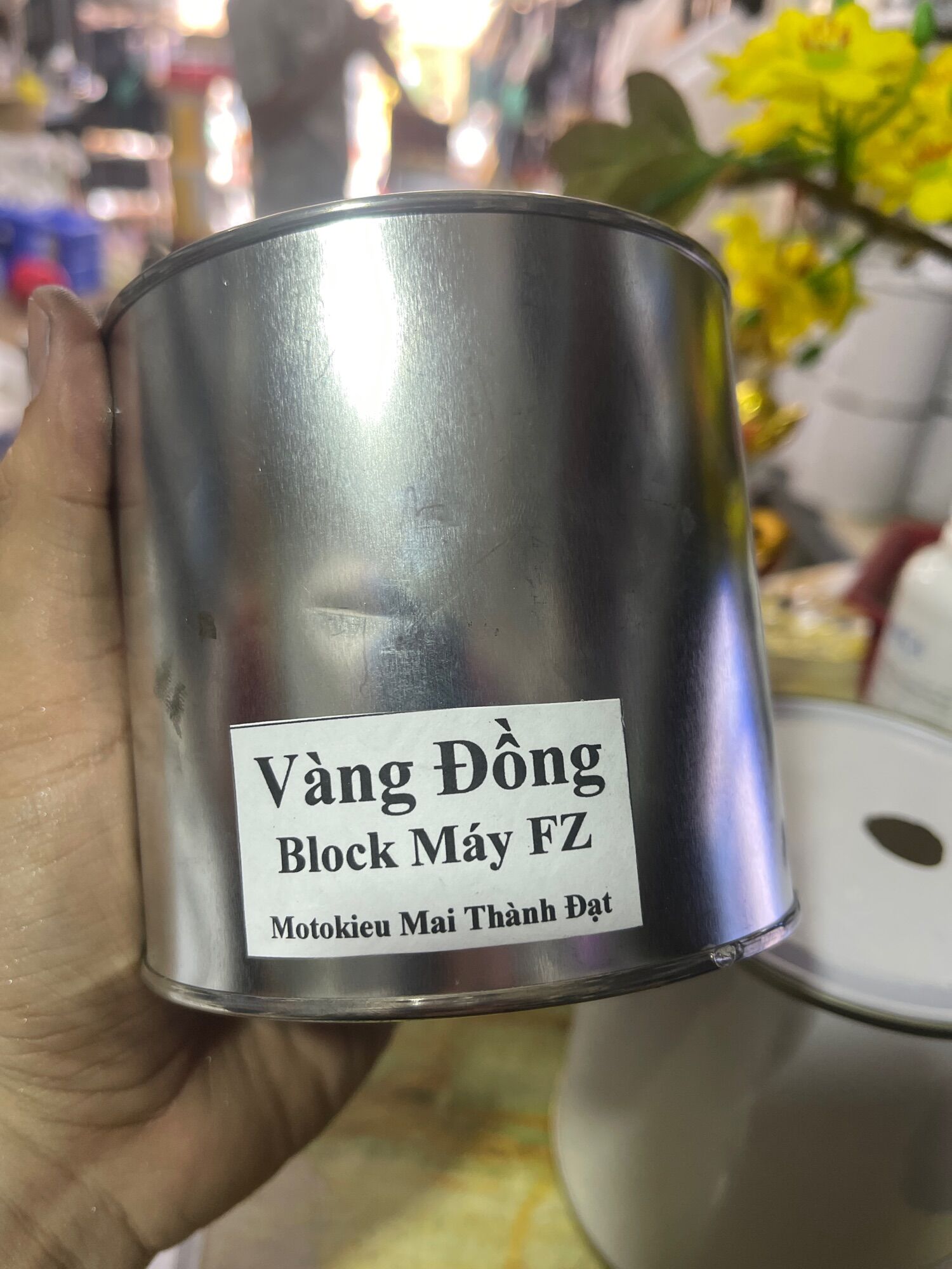 Màu sơn vàng đồng bloc fz yamaha