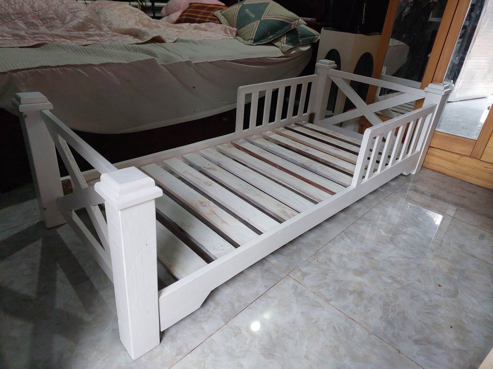 Giường  gỗ  Trẻ em  Ngang  70cm x160cm