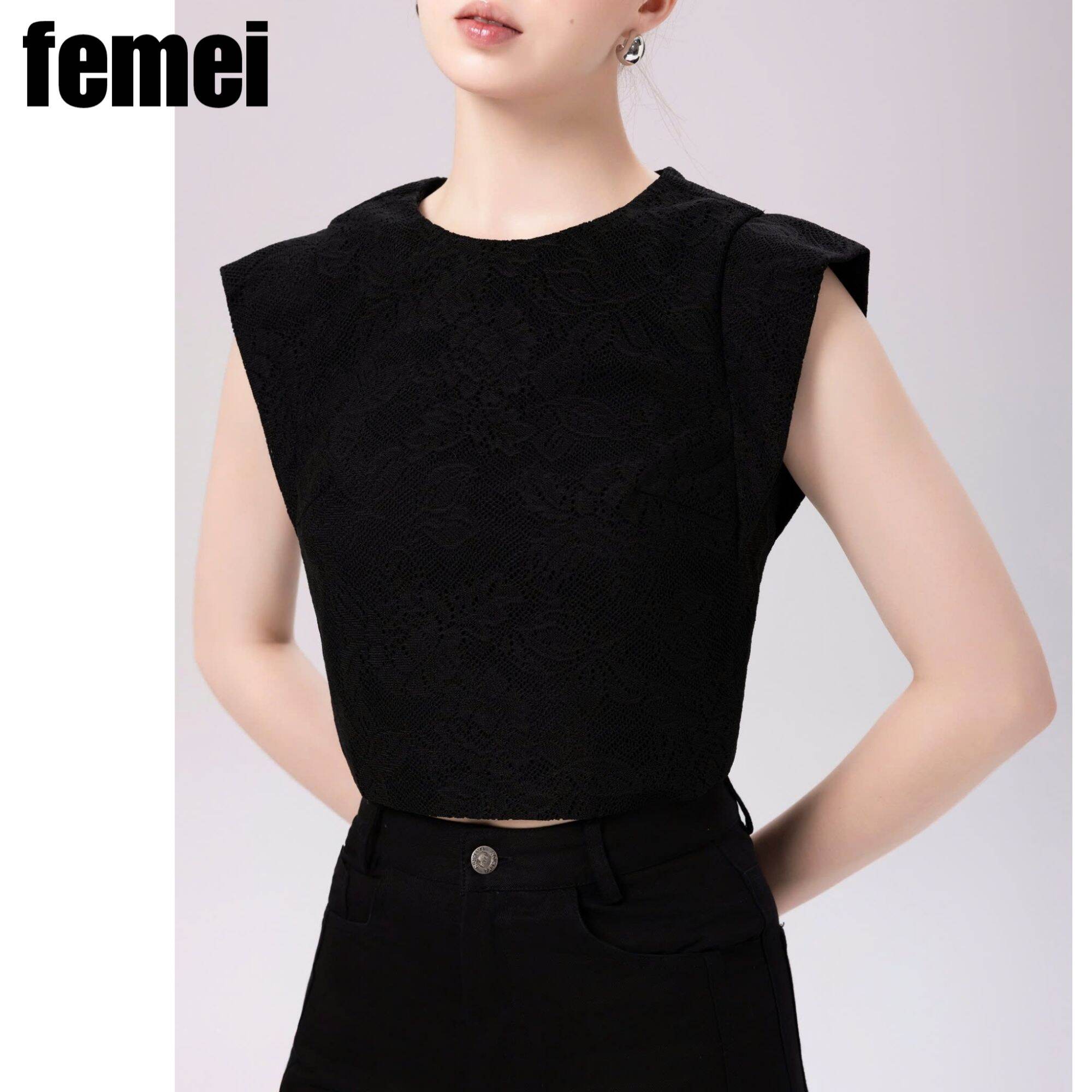 femei - ÁO CROPTOP REN CÓ LÓT DÀY DẶN ( 3 MÀU )