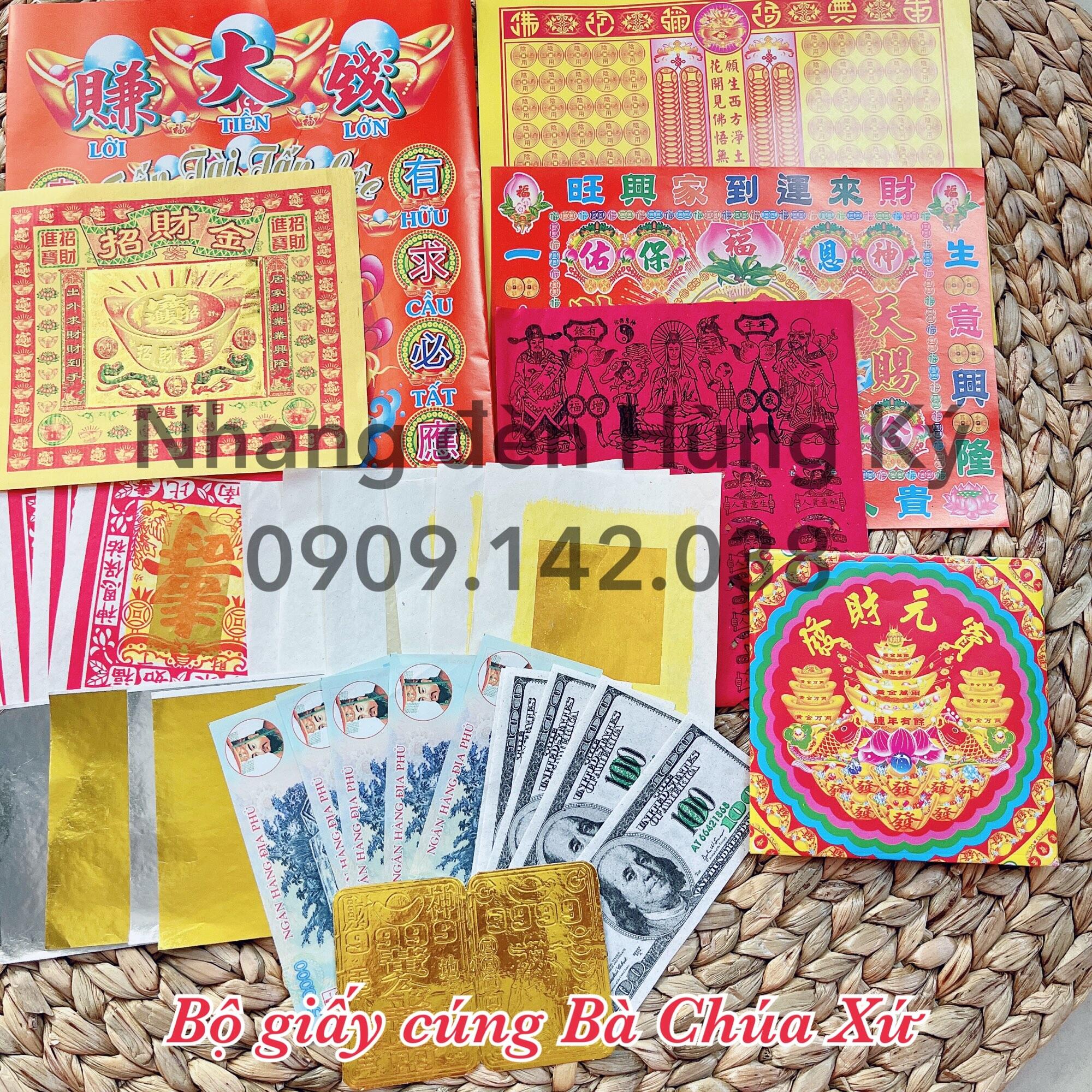 Trọn bộ giấy cúng Bà Chúa Xứ