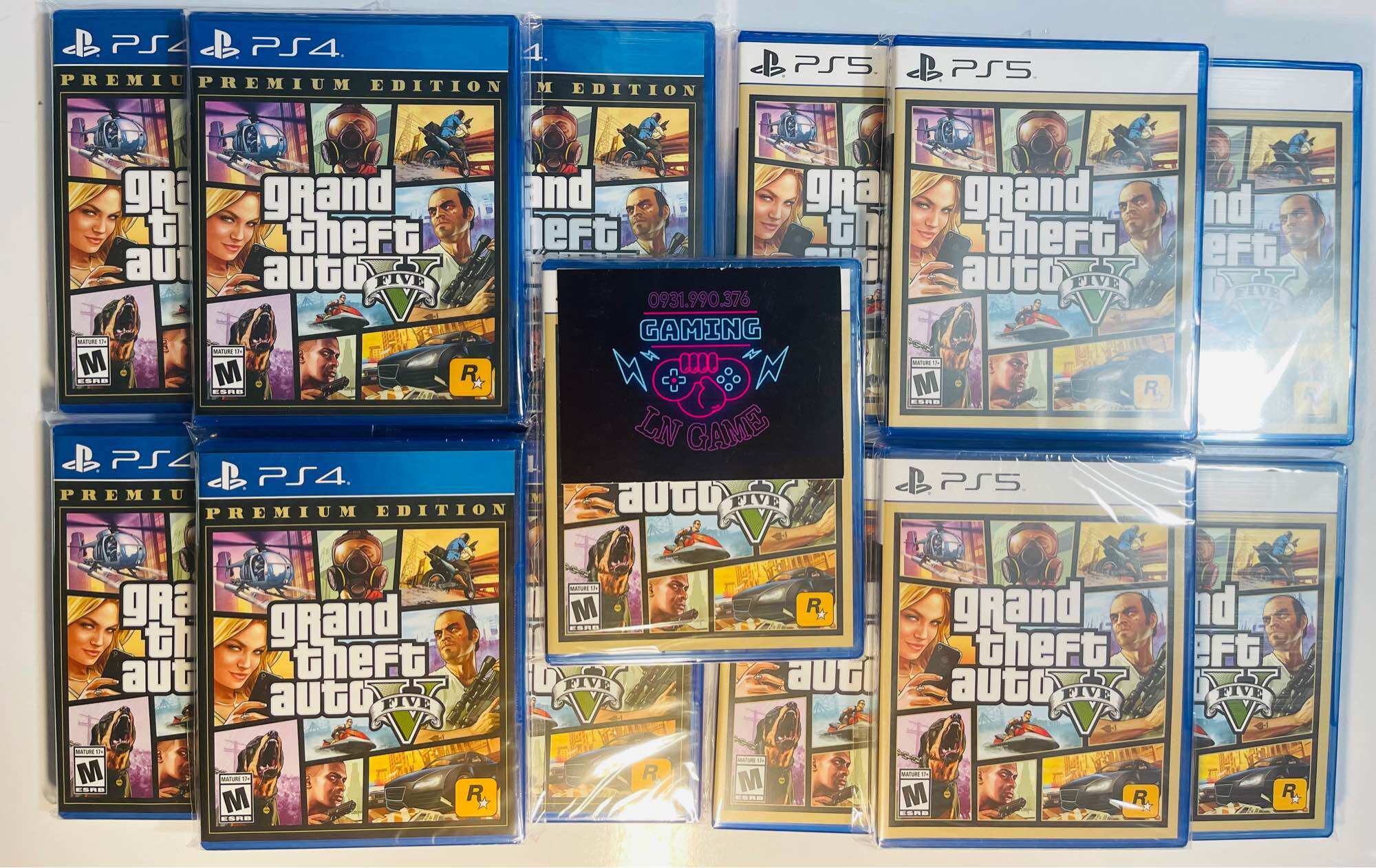 Đĩa Game PS5/PS4 : Grand Theft Auto V (new)