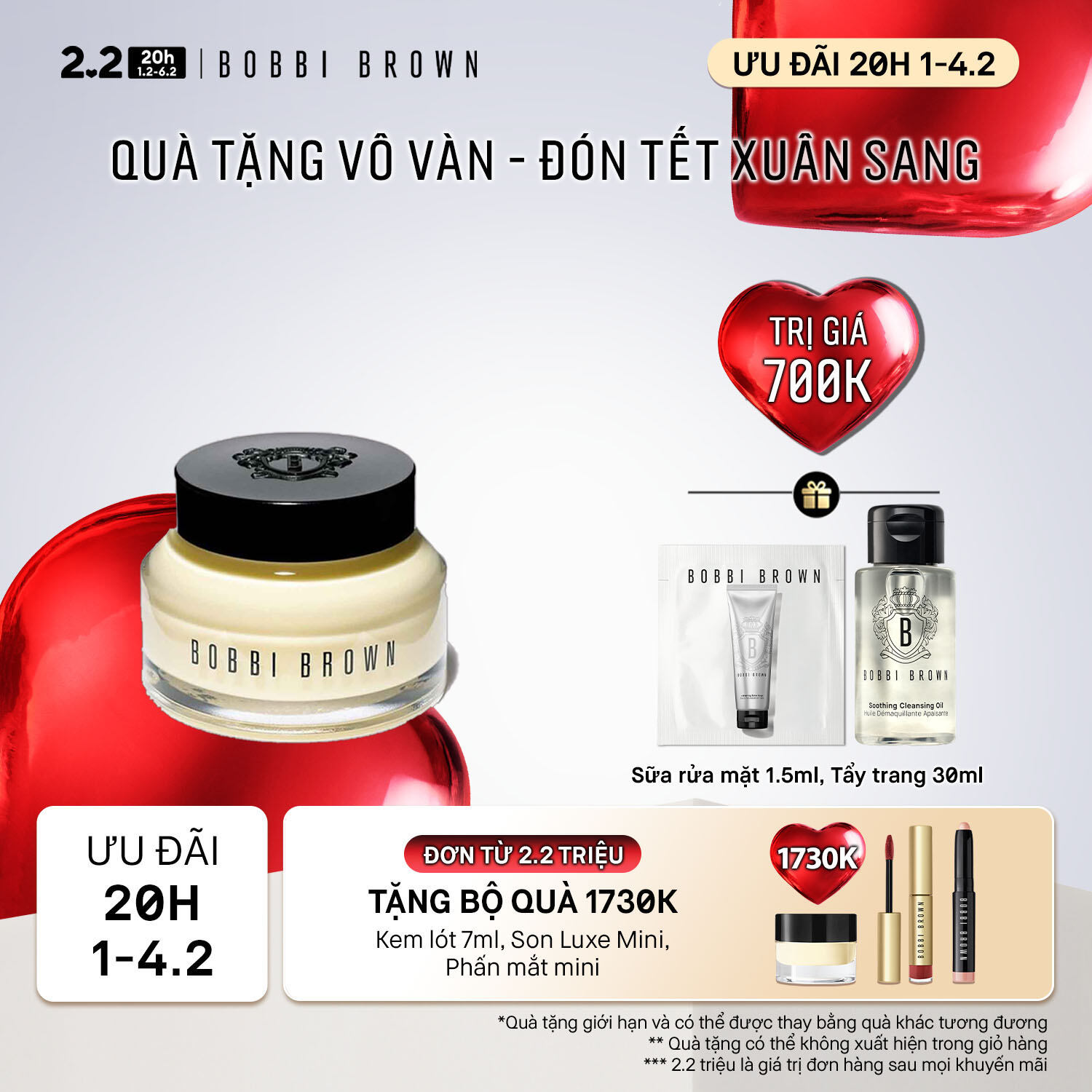 [ƯU ĐÃI 20H 1-4.2] Kem Lót Dưỡng Da Bobbi Brown Vitamin Enriched Face Base – 50ml/ Lớp lót trang điể