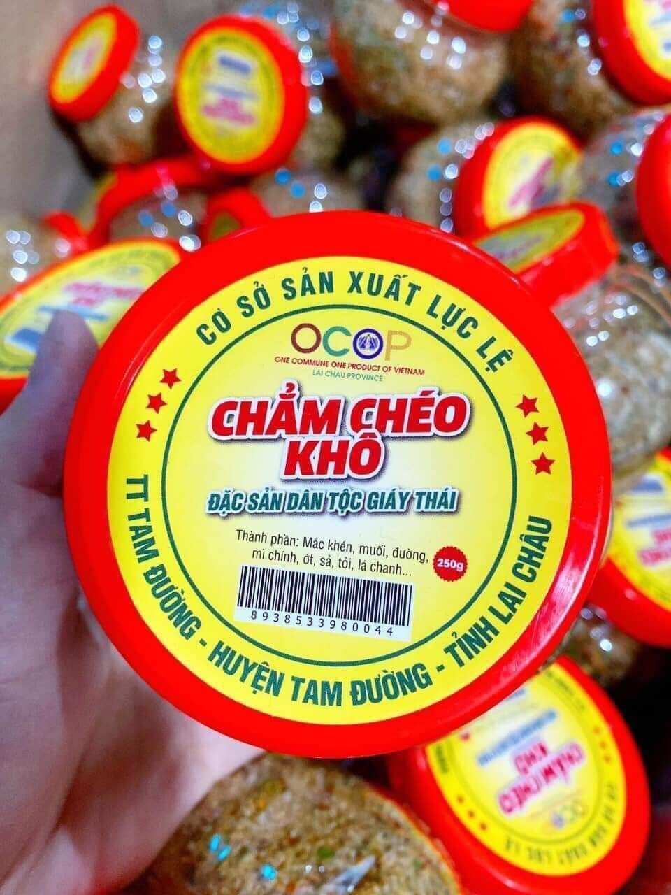 Chẩm chéo Tây Bắc muối chẩm chéo chuẩn bị Tây Bắc hũ 250g
