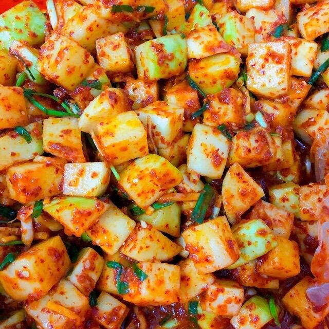 Kim chi củ su hào giòn ngọt ngon