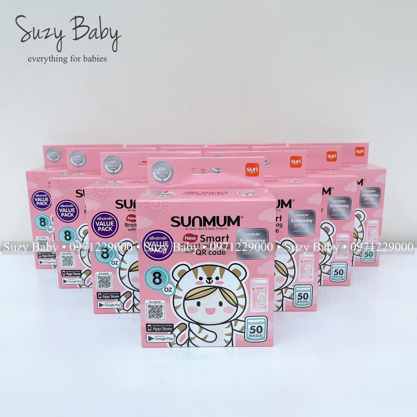 TÚI TRỮ SỮA SUNMUM THÁI LAN 100ML/250ML