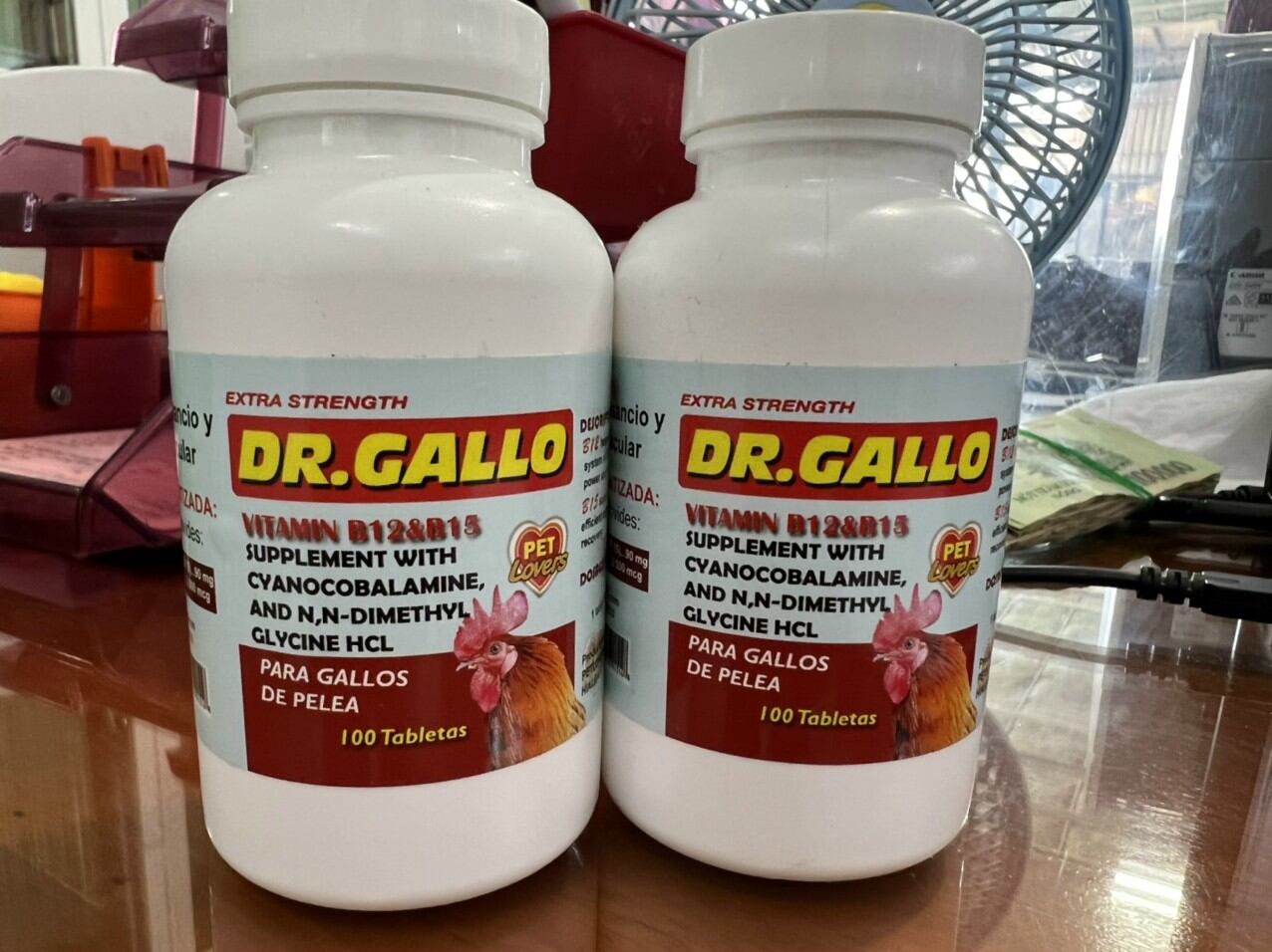 Dr gallo,chai 100 viên tăng lực cho gà đá