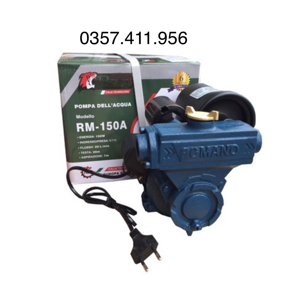 máy bơm nước tăng áp - romano 150w