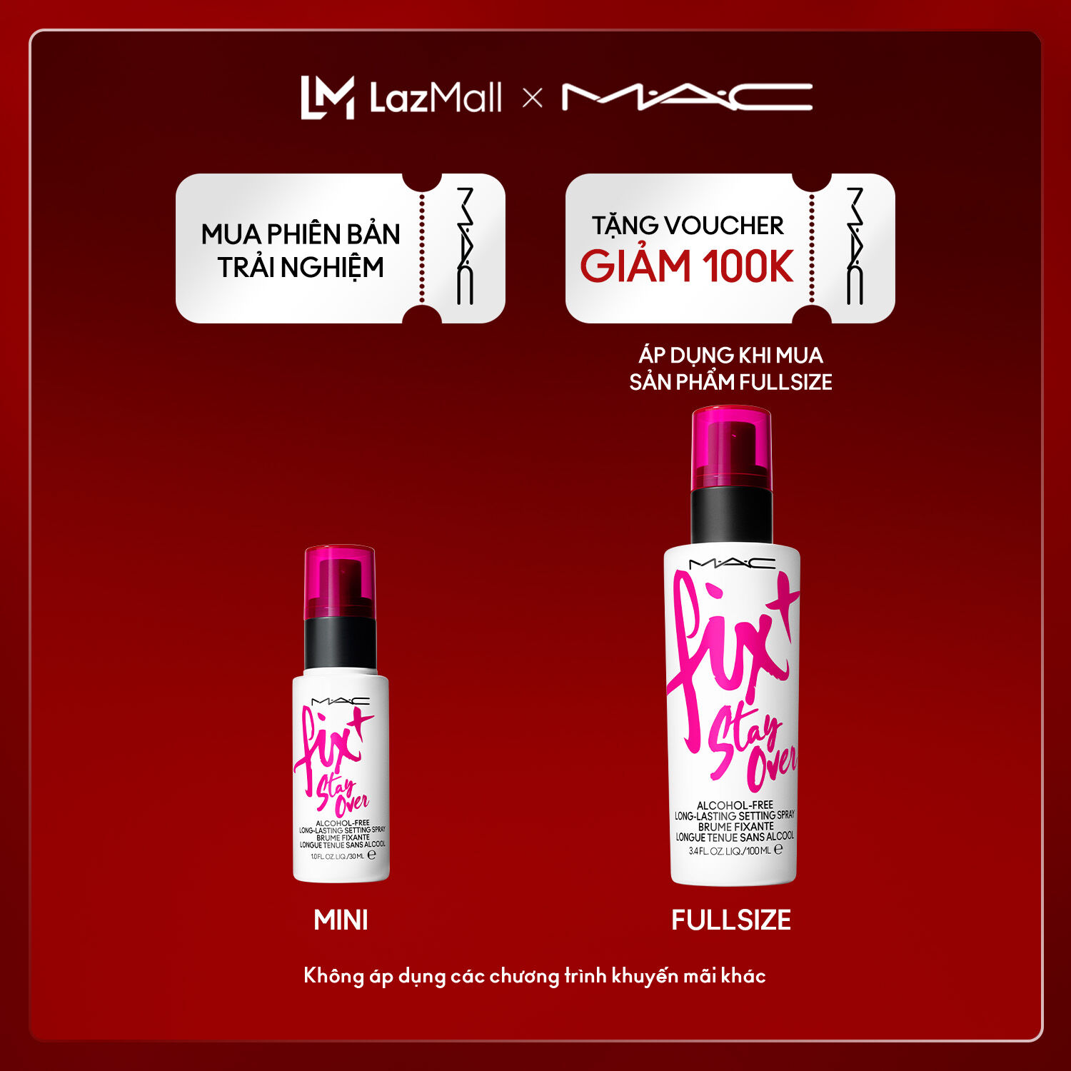 【TRAVEL SIZE】MAC  Fix+ Stay Over - 30ml / Makeup Setting Spray, long-wearing, blue light protection, alcohol free, transfer resistant - Best seller setting spray makeup