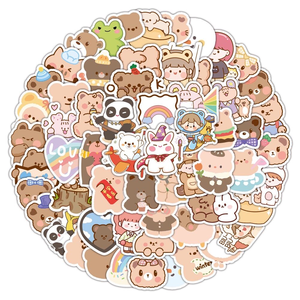 Set 20/50/100 hình dán sticker chống thấm nước M12