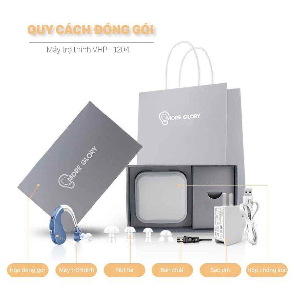 Máy Trợ Thính, Tai Nghe Trợ Thính Cho Người Già VHP 1204