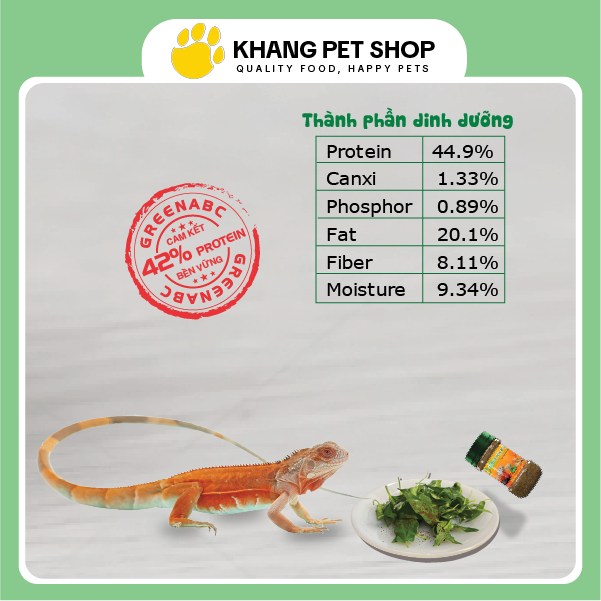 Thức ăn BÒ SÁT - Bổ sung dinh dưỡng