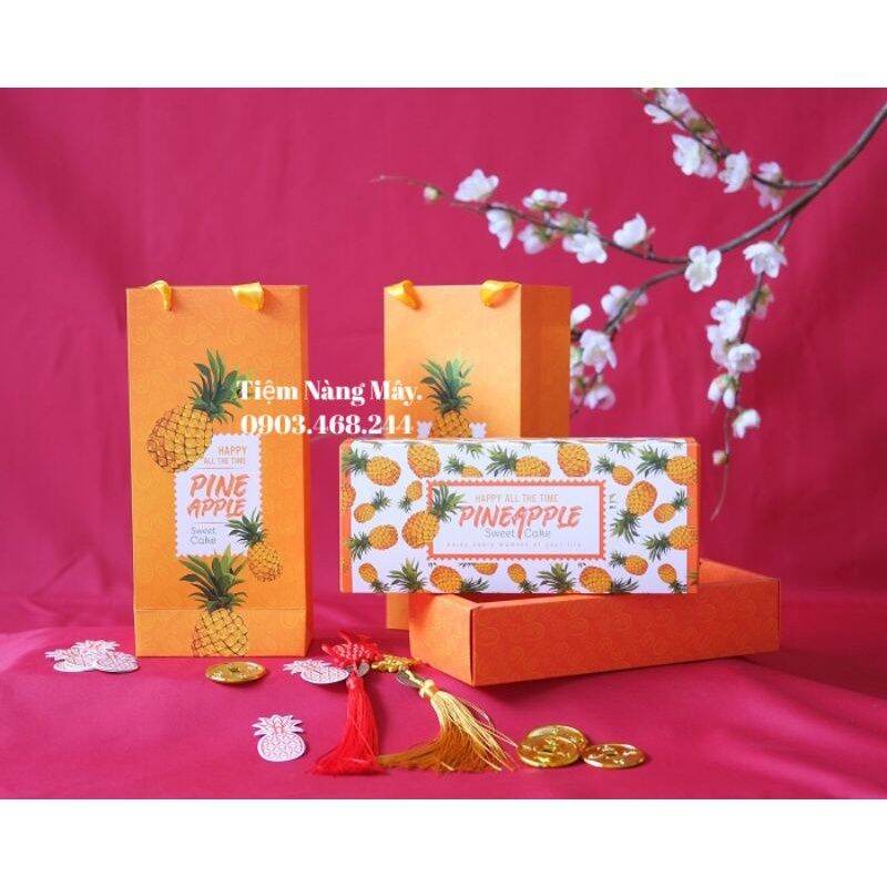Hộp đựng bánh dứa nhiều mẫu
