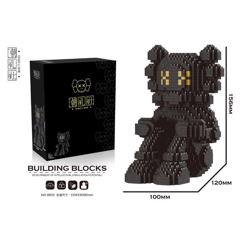 Mô hình lắp ráp Kaws lego