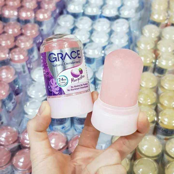 Màu tím- Set 2 chai Lăn nách đá khoáng Thái Lan