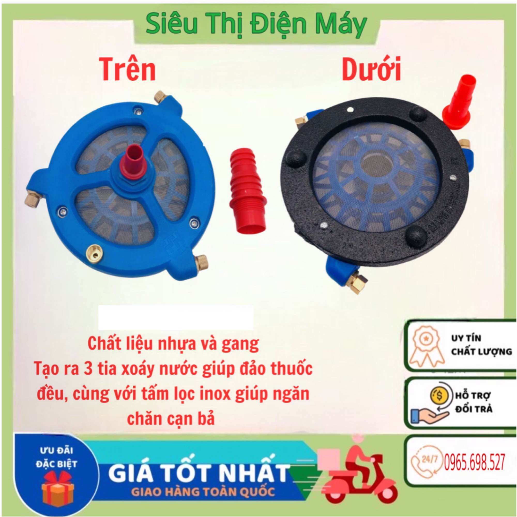 Bộ đảo trộn thuốc trừ sâu tự động
