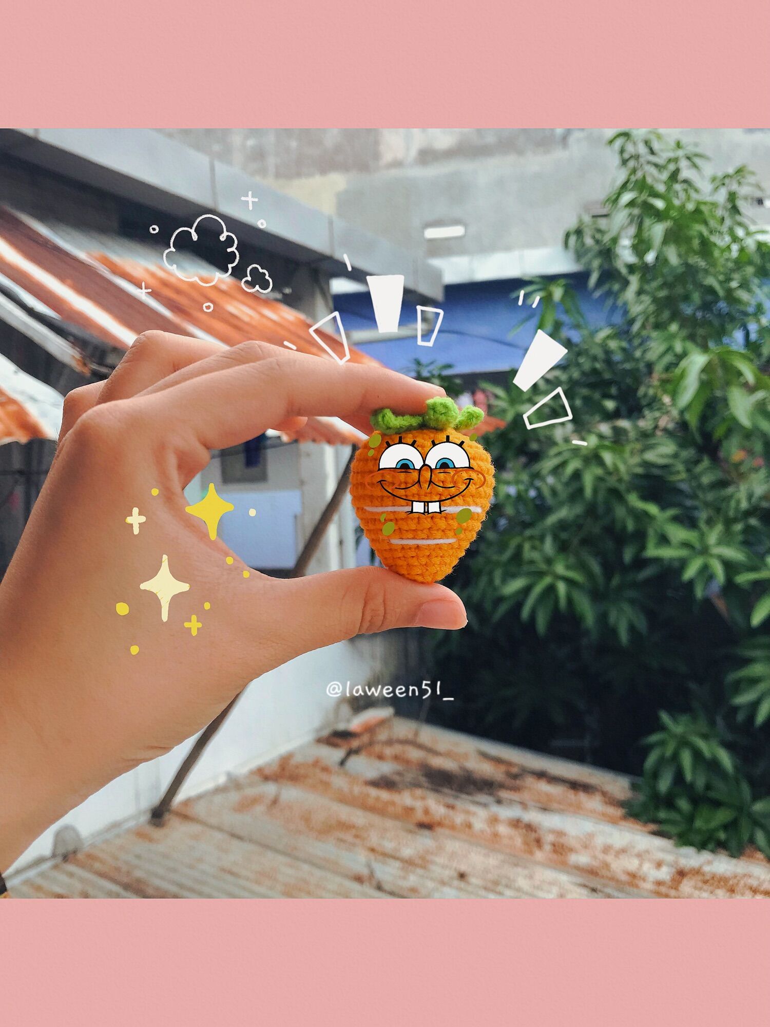 🐰🥕| Móc khoá thỏ và cà rốt | | Laween | Len handmade