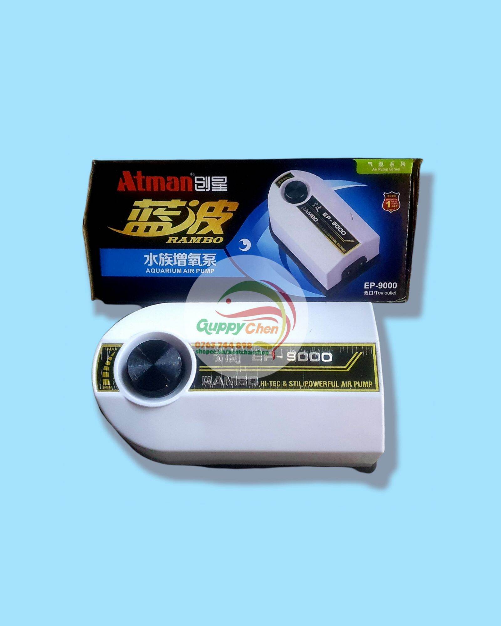 Máy sủi oxi atman ep-9000 cho hồ cá