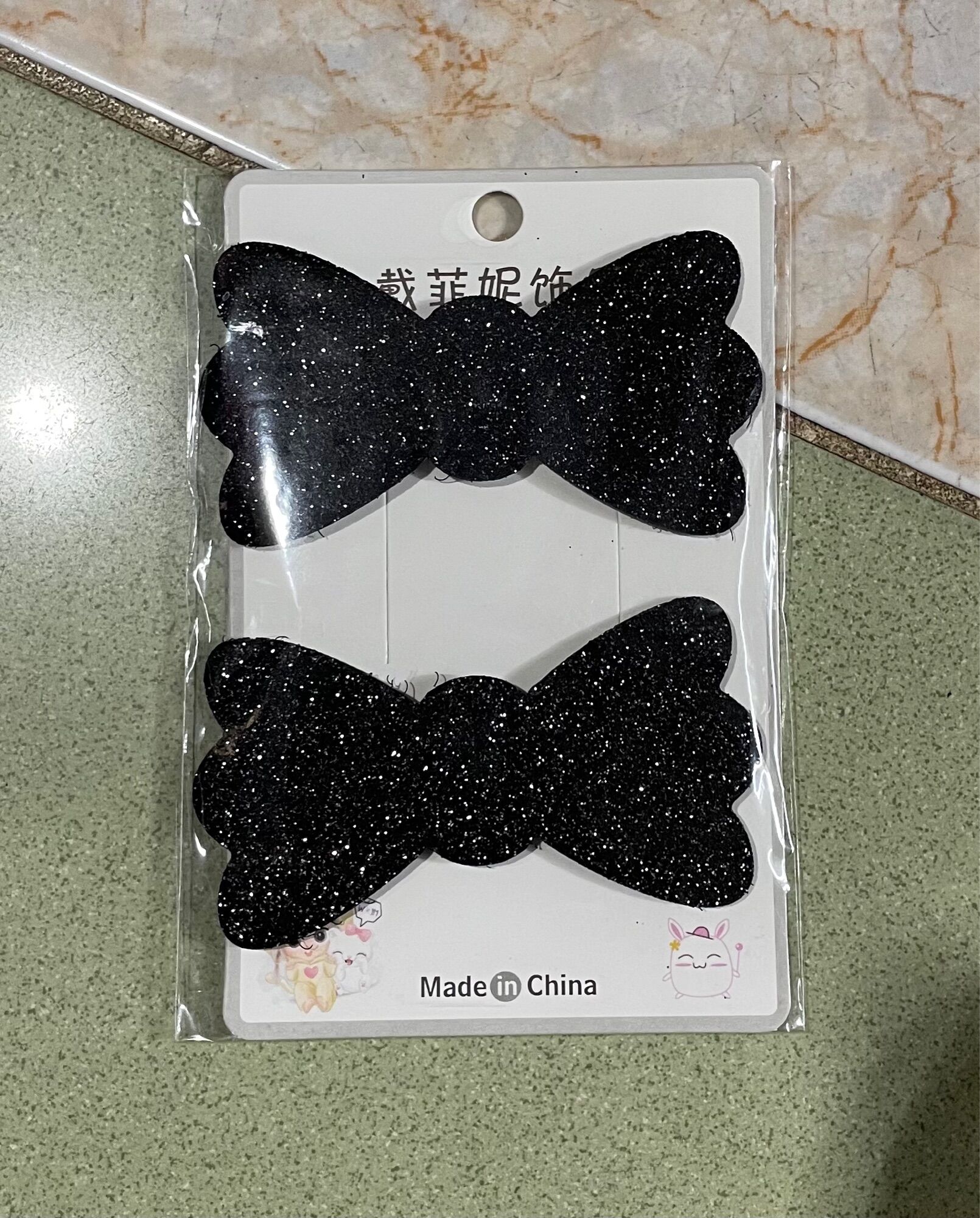 Set 2 Miếng Cố Định Tóc Mái Bling Bling ( Có Sẵn )