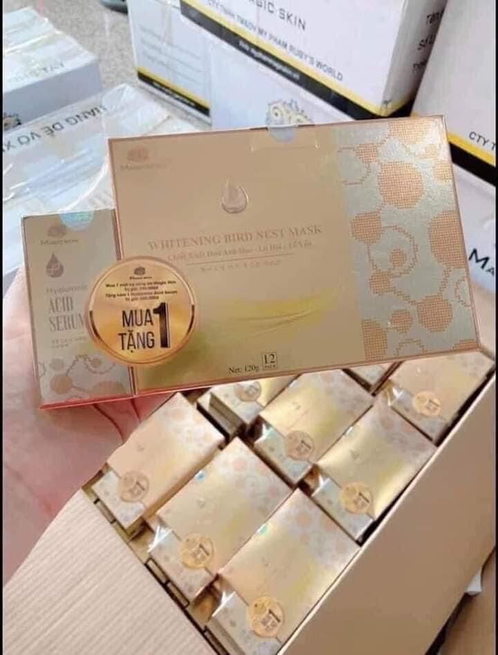 Nạ ủ yến cấy trắng 12 gói magic skin