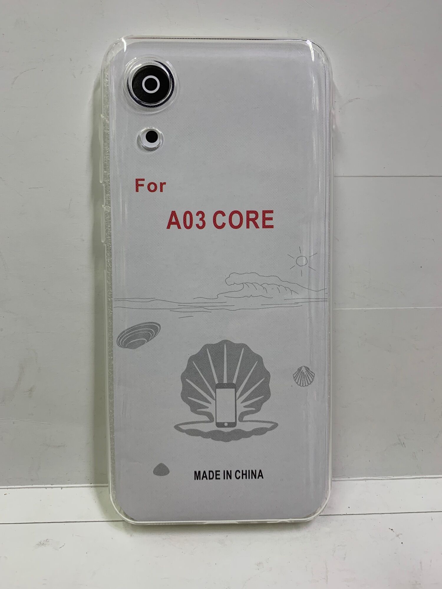 Ốp lưng Samsung Galaxy A03 Core dẻo lưng trong suốt