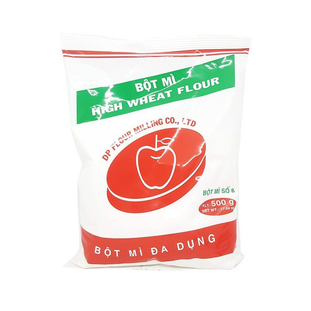 Bột mì đa dụng high wheat flour trái táo gói 500g