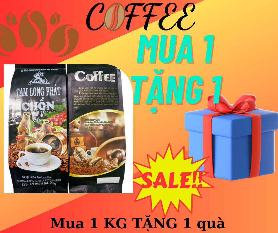 500gram CÀ PHÊ CHỒN RANG XAY PHA PHIN BAN MÊ