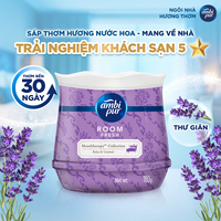 Combo 2 Sáp Thơm AMBI PUR Khử Mùi Khó Chịu Hương Downy/ Oải Hương/ Hoa Tươi Mát/ Hoa Hồng/ Chanh/ Sả/ Thư Giãn Hộp 180G