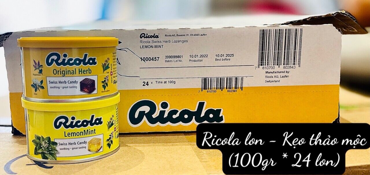 Kẹo thảo mộc RICOLA 100gr