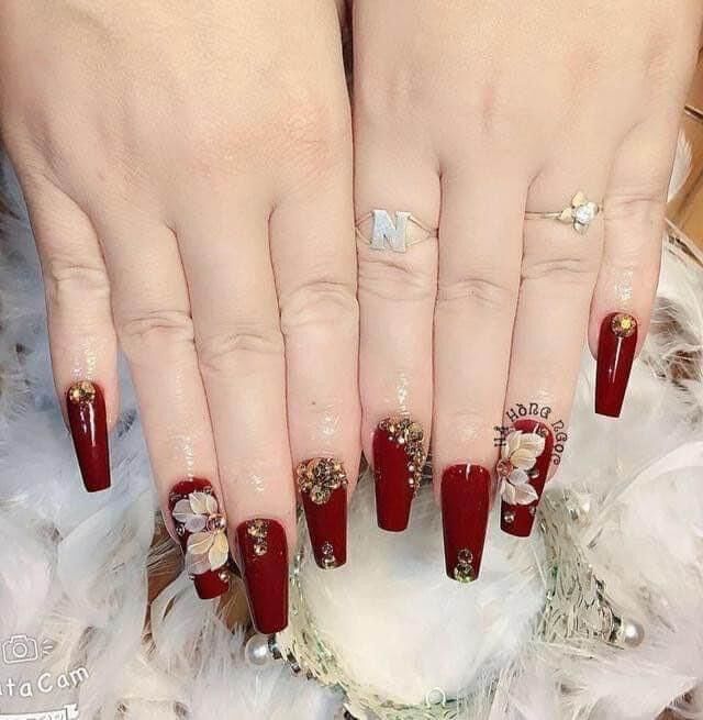 Hoa bột Nail- hoa cánh tiên trang trí móng siêu xinh