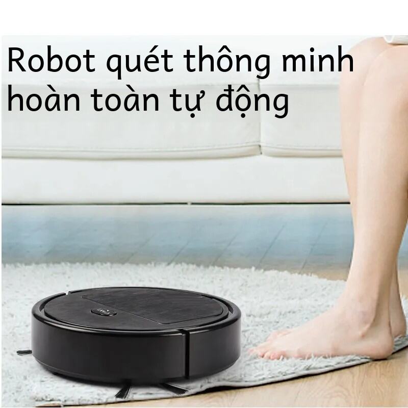 Robot Quét Bụi Hoàn Toàn Tự Động Máy Quét Sàn Lau Nhà Thông Minh 3 Trong 1 Để Sử Dụng Tại Nhà Máy Làm Sạch Điện Nhỏ Gọn