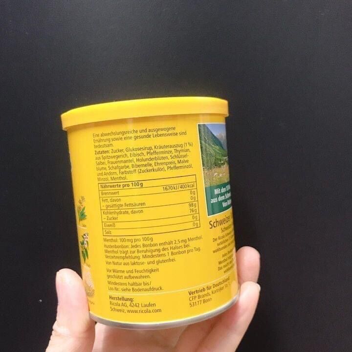 Kẹo ngậm ho thảo dược RICOLA, 250g
