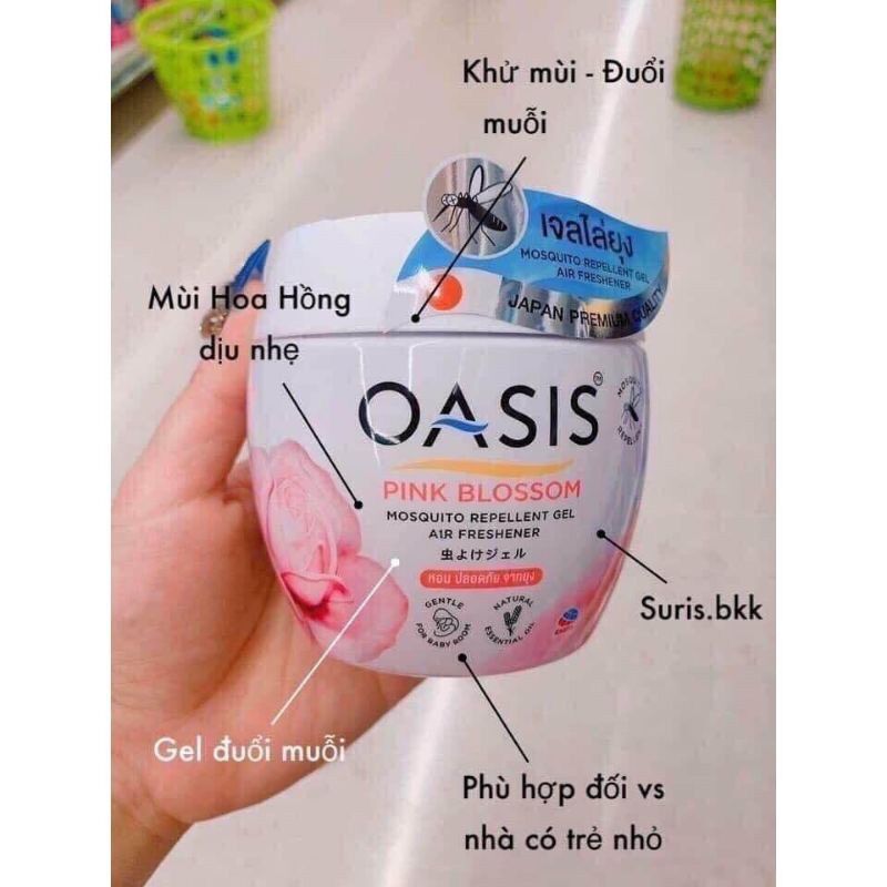 Sáp Thơm Đuổi Muỗi OASIS Thái Lan 180gr
