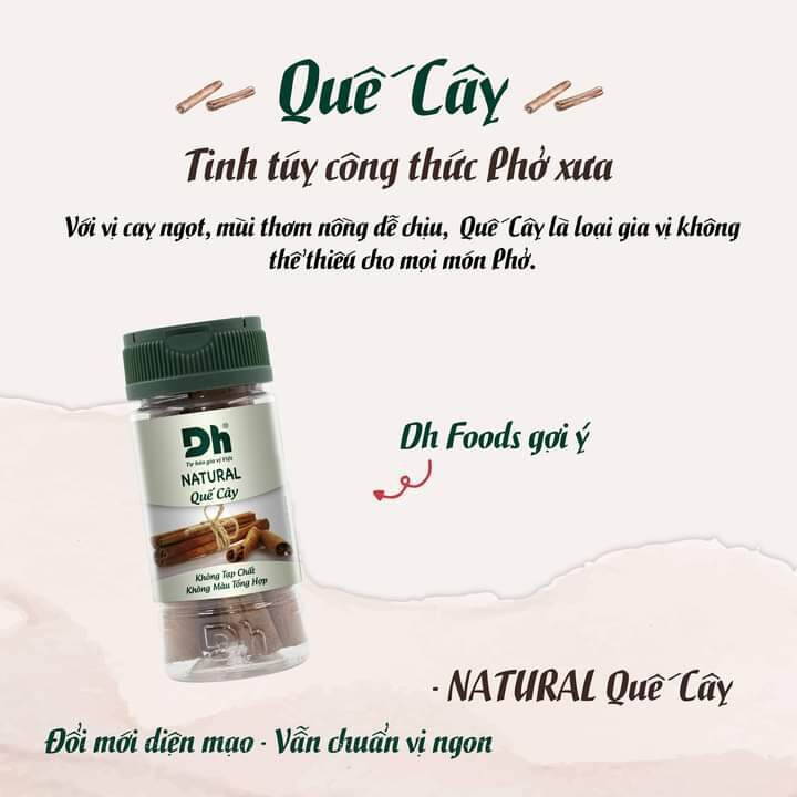 NATURAL QUẾ CÂY Dh Foods 20g