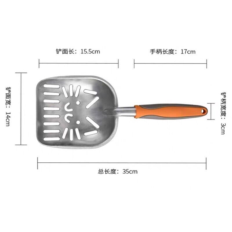 [HCM]Xẻng Inox xúc cát vệ sinh cho mèo