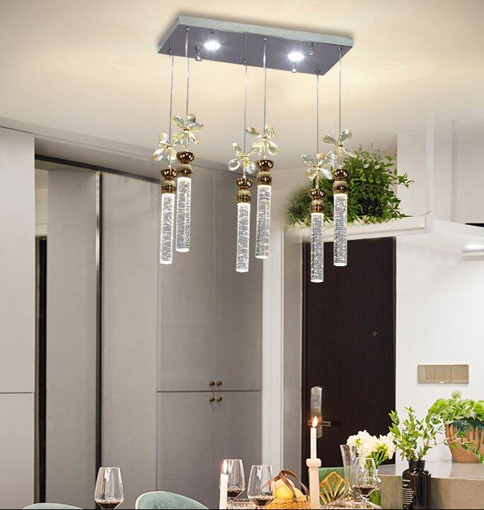 Đèn thả thông tầng phale HTK015, đèn chùm phòng khách, đèn phale