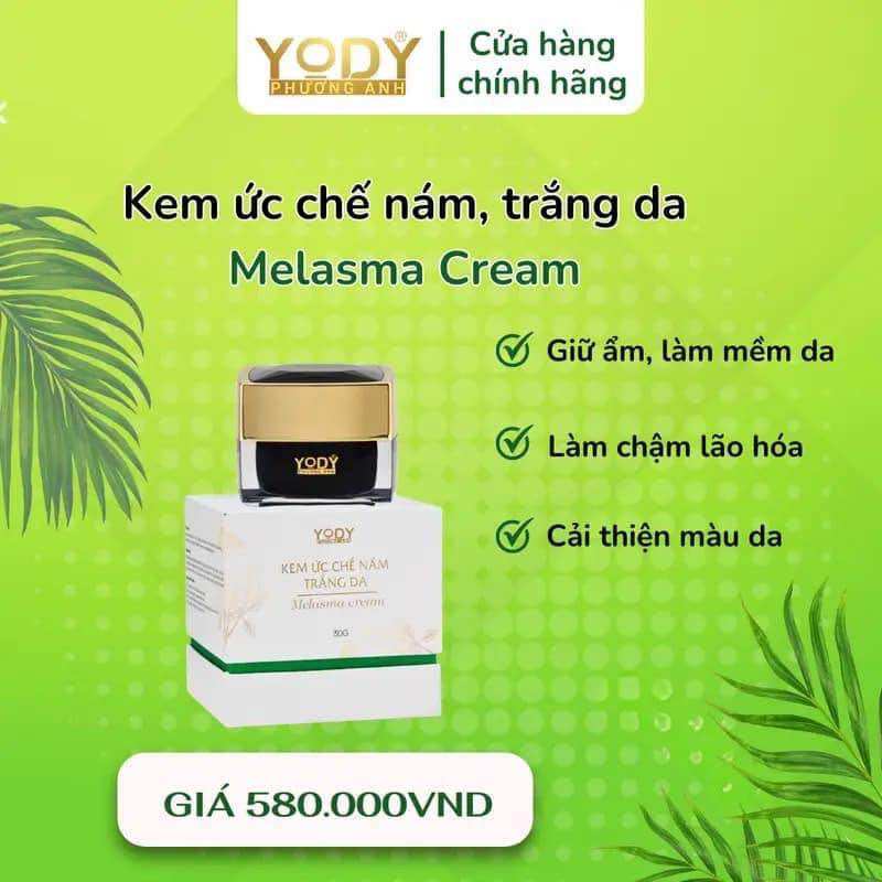 KEM ỨC CHẾ NÁM TRẮNG DA YODY WHITE PHƯƠNG ANH