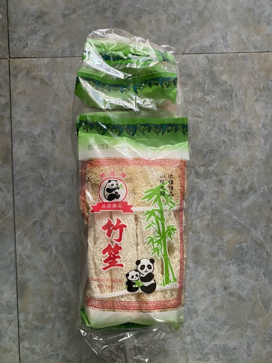 Nấm trúc sanh khô Trung Quốc- gói 100gr