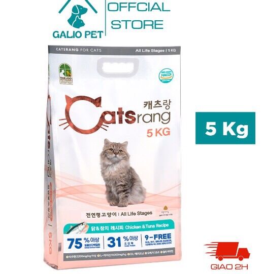 Thức ăn cho mèo Catsrang túi 5kg