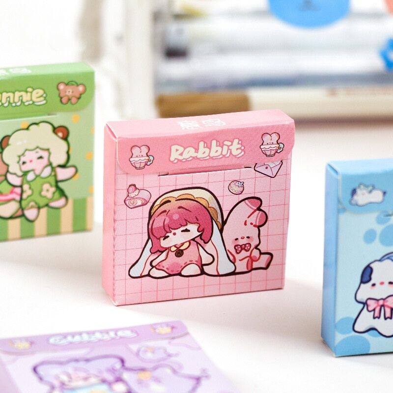 Hộp 40 hình dán sticker chibi dễ thương