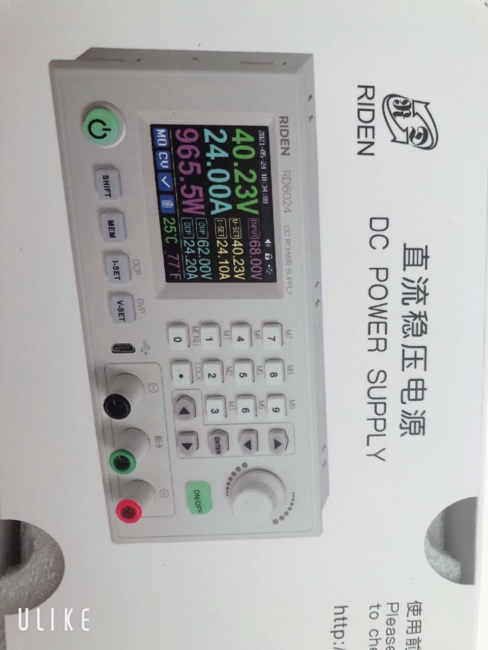 bộ nguồn RIDEN rd6018W có wifi