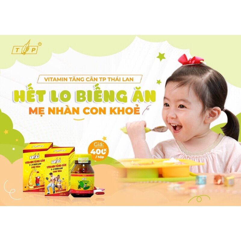 Vitamin tăng cân TP Thái Lan mẫu cũ