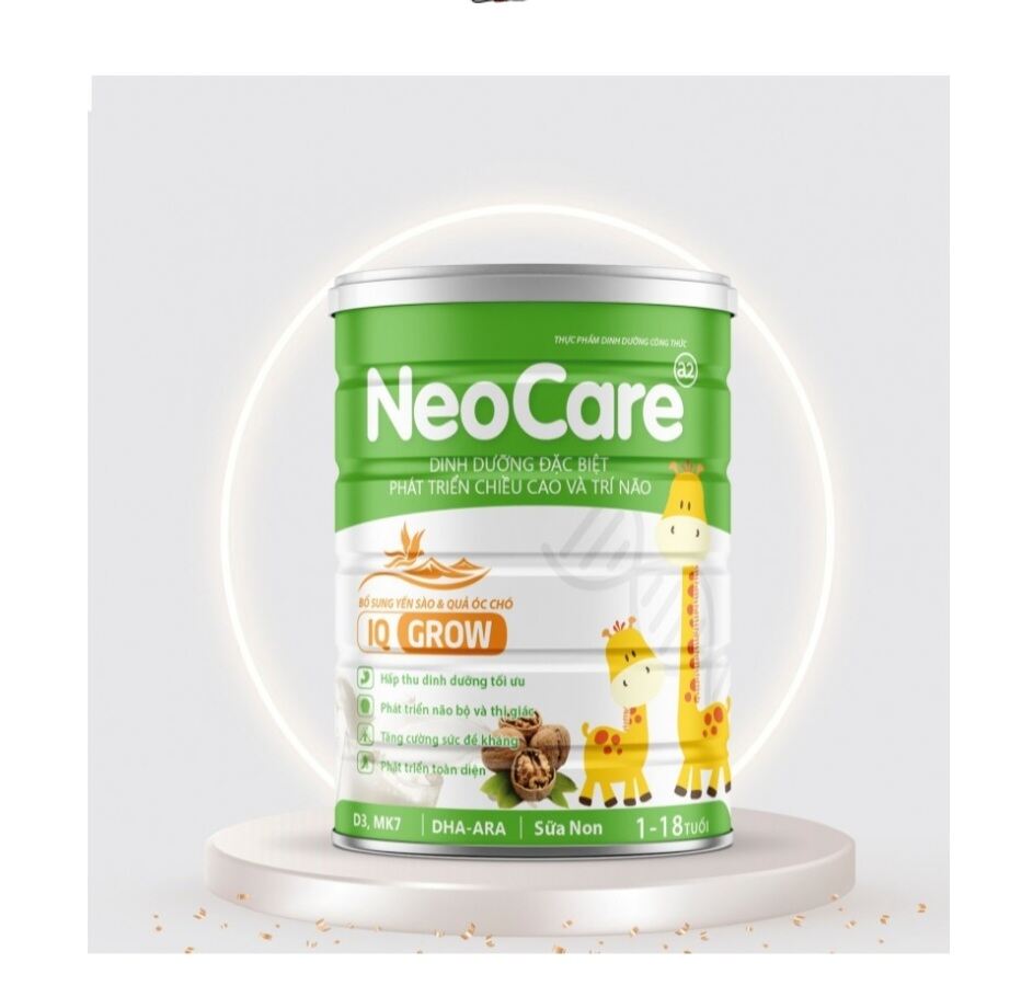 Sữa bột NeoCare IQ Grow 900g
