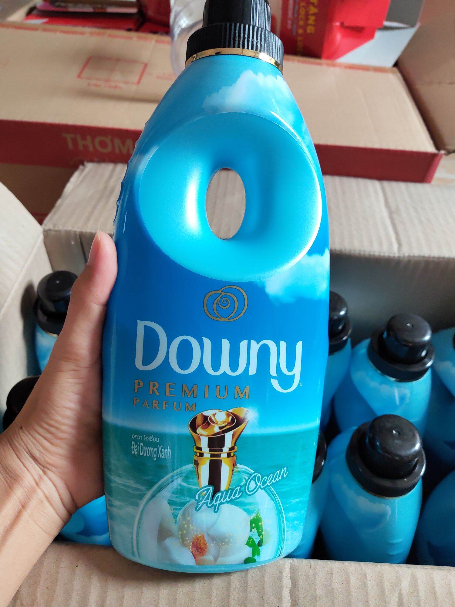 Nước Xả Vải Downy Đại Dương Xanh Chai 800ml