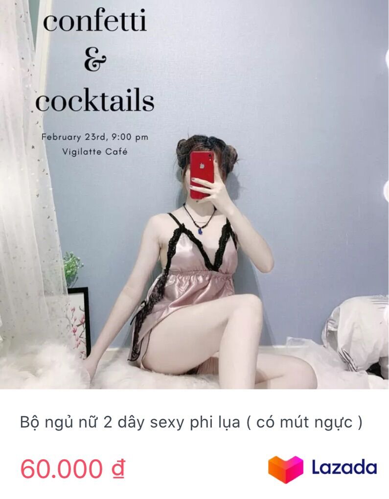 Đồ bộ phi lụa phối ren có mút lụa đẹp