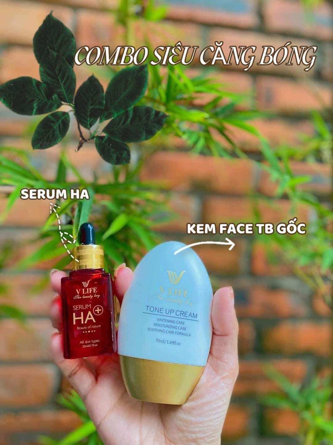 Combo sirum + kem face vlife