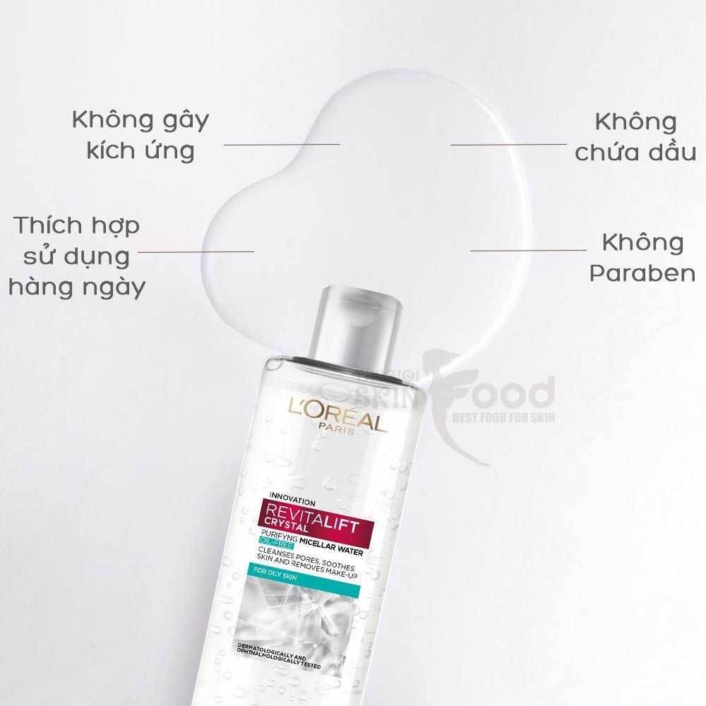 [HCM]Nước tẩy trang Loreal dành cho da dầu 400ml
