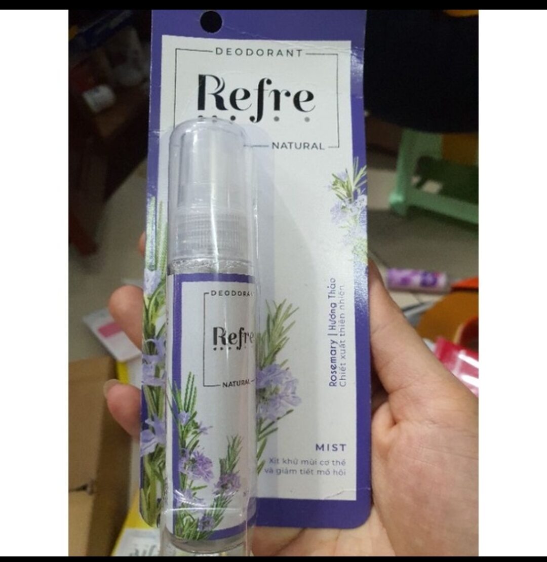 Xịt khử mùi Refre 30ml đủ loại
